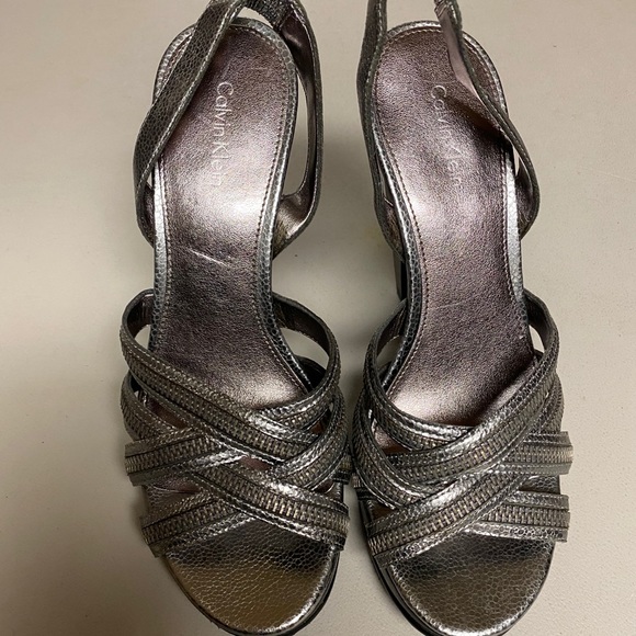 Calvin Klein Strappy Sandal Heels - Picture 1 of 3